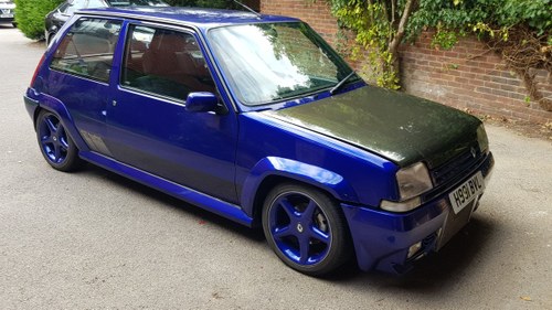 1990 Renault 5 GT Turbo - RS Blue, Real head turner SOLD