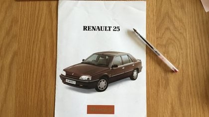 Reanault 25 Monaco brochure