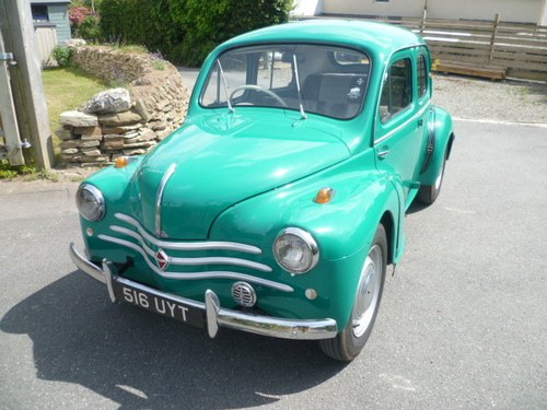 1958 Award winning Renault 4CV. Right hand drive. For Sale