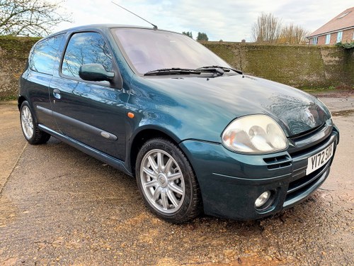 2001 RENAULTSPORT CLIO 172 EXCLUSIVE 49000M + HISTORY SOLD