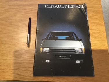 Renault Espace brochure 1985