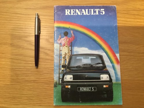 1982 Renault 5 Brochure/booklet VENDUTO