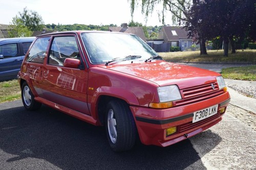 1988 Renault 5 GT Turbo Phase 2 For Sale by Auction