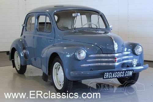 Renault 4 CV Saloon 1956 in marvellous condition For Sale