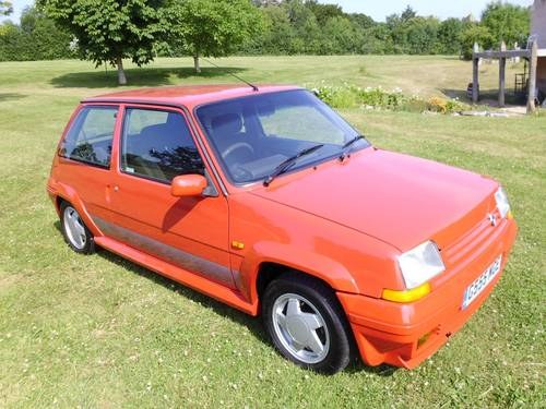 1989 Renault 5 GT Turbo SOLD