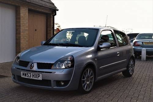 2003 Renault Clio 172 CUP Iceburg Silver For Sale