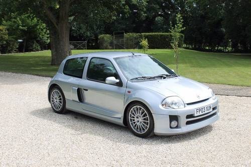 2003 Renault Clio V6 Sport -- 44,000 miles two owners For Sale by Auction