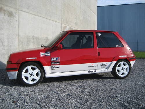 1987 Renault R5 GT Turbo - lhd - rally - rollcage - fast !! In vendita