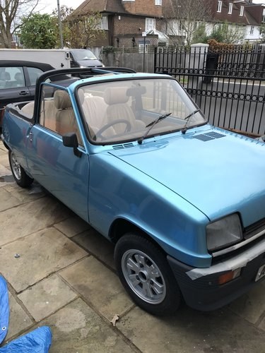 1984 Restored Renault 5  Cabriolet TX For Sale