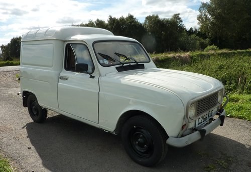 For Sale - Renault 4 F4 Van - 1985 - White For Sale