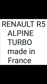 Picture of LHD - Renault 5 Copa Turbo, made in France, new engine