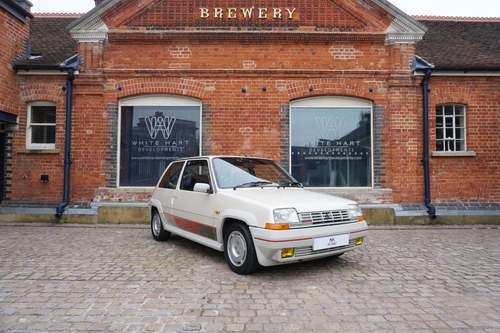1986 Pearl White Renault Turbo 5 GT Phase 1 : Only 26800 Miles For Sale