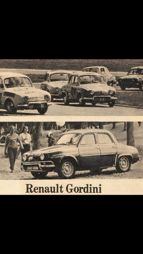 1965 LTD - Renault Gordini - original and in running co For Sale