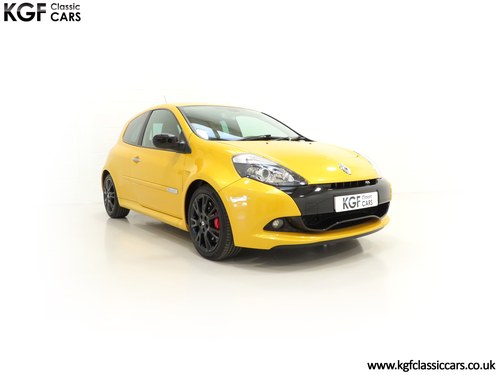 2012 A Liquid Yellow Clio Renaultsport 200 with 25,950 Miles SOLD