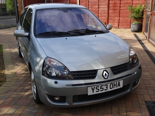 2003 Renault Renaultsport Clio 172 16V - Mileage: 31,750, On SOLD
