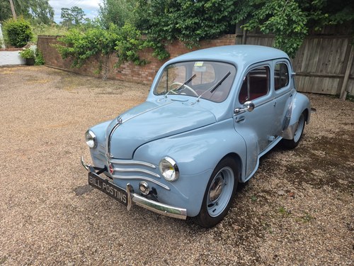 1954 RENAULT 4CV RIGHT HAND DRIVE. RESTORED For Sale