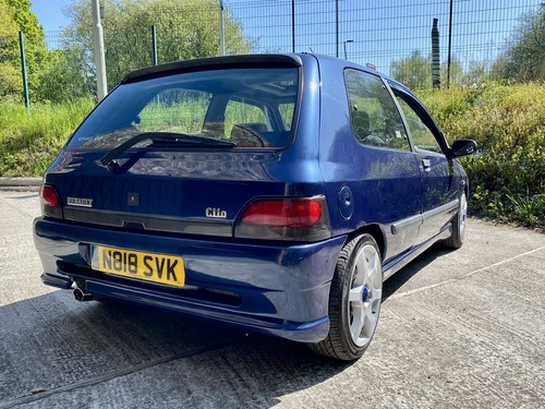 1995 Renault Clio RSI Williams Blue, 16v Bonnet Mk1