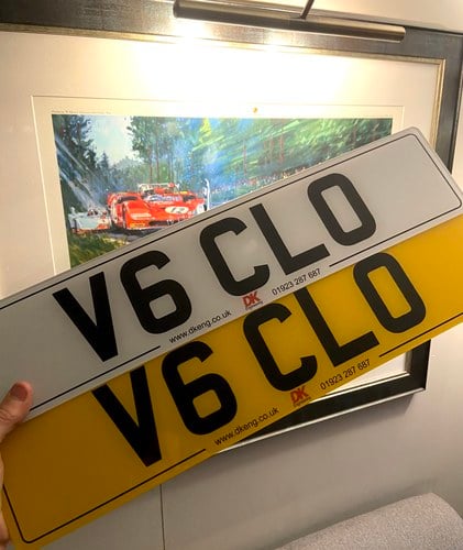 2001 - 2005 Clio V6 "V6 CLO" Registration Number only. A vendre