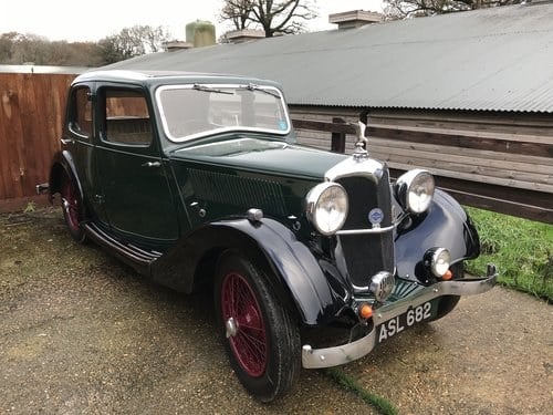 1936 Riley 12/4 Merlin Saloon - Price adjusted SOLD