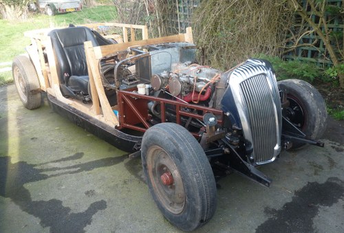 1957 Riley Pathfinder rolling chassis special project VENDUTO