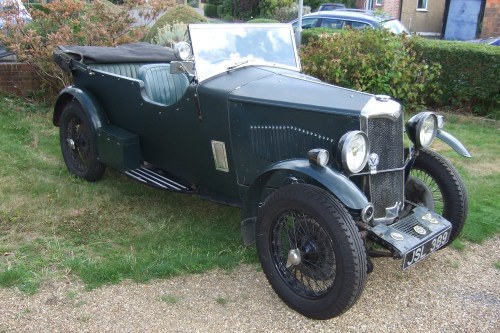 1933 Riley Nine Special 4 Seat Tourer For Sale by Auction
