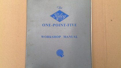 Riley One-Point-Five Workshop Manual AKD760