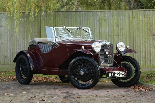 1931 Riley 9 Sports Special SOLD