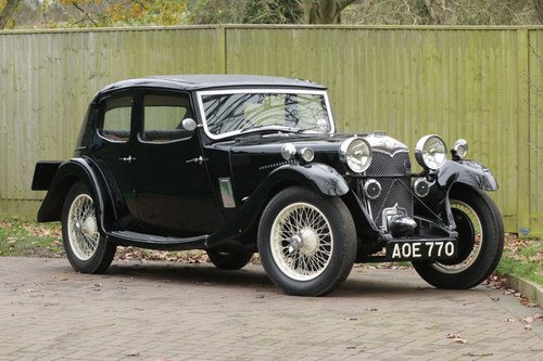 1934 Riley Kestrel 6 Cylinder, Special Series SOLD