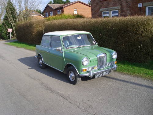 1967 Classic Riley elf for sale low milage SOLD