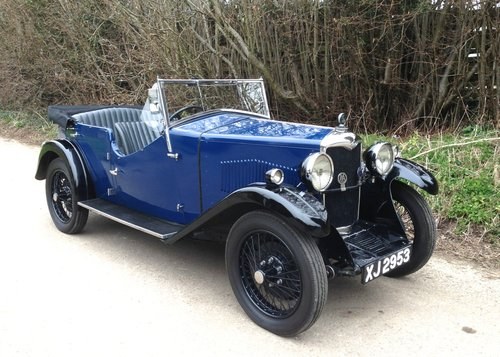 1932 Excellent family sporting tourer. NOW REDUCED. In vendita
