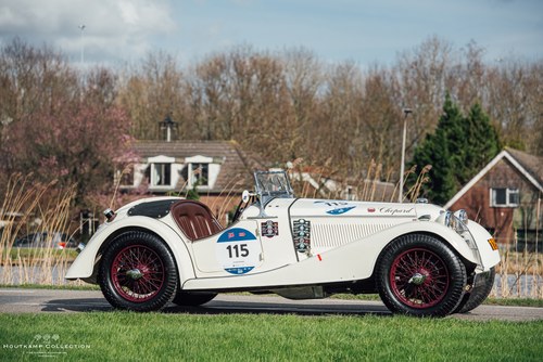 1936 RILEY 12/4 SPRITE, entrant in 7 Mille Miglia In vendita