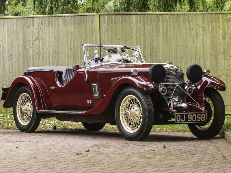 1933 Riley 12/6 Lynx 'Disappearing hood'