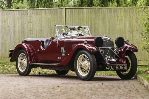 1933 Riley 12/6 Lynx 'Disappearing hood' SOLD