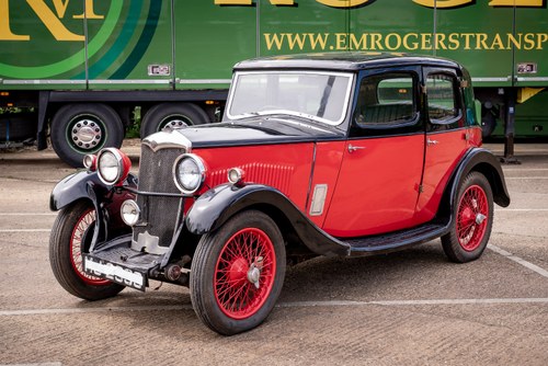1933 Riley Nine Monaco Saloon NO RESERVE For Sale by Auction