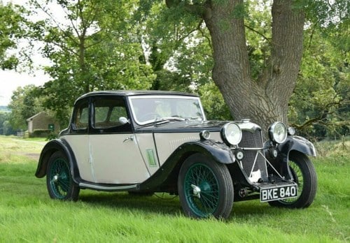 1934 Riley 9hp Lincock - For Auction 21st September For Sale by Auction