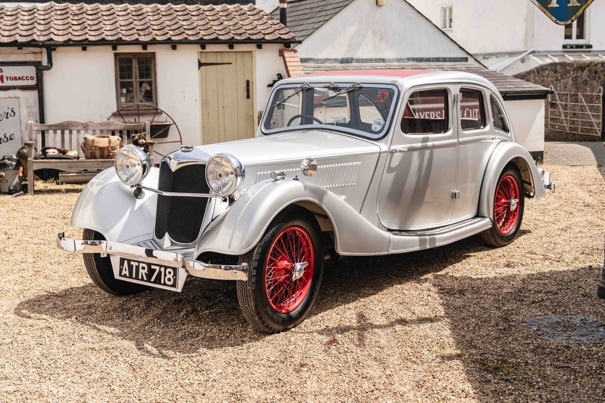 King Riley Silver 1937 Riley Kestrel Silver Manual, 4 speed Right Hand Drive in Steyning ...