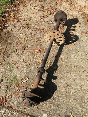 1910 French Veteran or Edwardian Car Chain Drive rear Axle.  SOLD