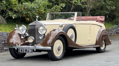 1938 Rolls-Royce 25/30 Park Ward 4 Dr  Cabriolet GGR54 For Sale