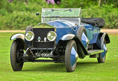 1925 ROLLS ROYCE SILVER GHOST TOURER. VERKAUFT