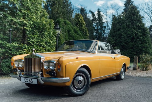 1972 ROLLS-ROYCE CORNICHE DHC - INCREDIBLE CONDITION SOLD