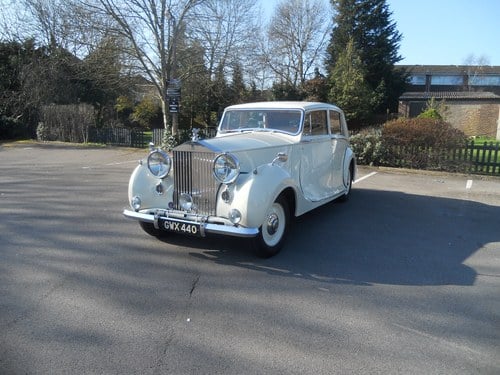1948 Rolls Royce Silver Wraith SOLD
