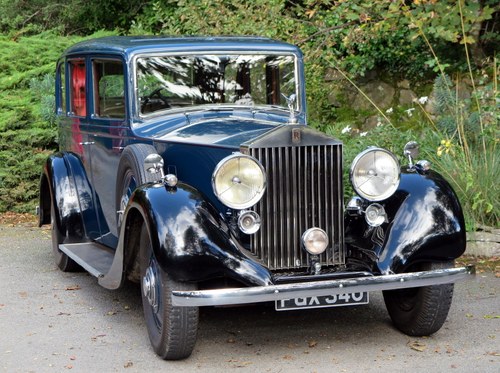 1938 Rolls-Royce 25/30 Thrupp & Maberly Limousine GAR49 In vendita