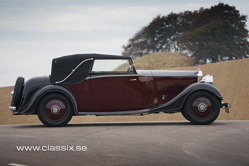 1933 Rolls Royce 20/25 HP DHC Thrupp & Maberly Concour winner For Sale