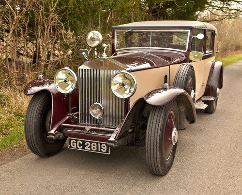 1930 Rolls Royce Phantom 2 Barker Sedanca VENDUTO