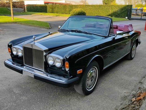 1981 Rolls-Royce Corniche Convertible LHD Fuel Injection For Sale