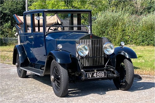 1929 Rolls-Royce 20hp Hooper Landaulette GVO26 In vendita