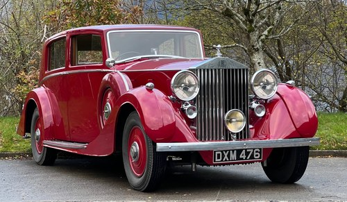 1937 Rolls-Royce PIII H J Mulliner Sports Limousine 3BU42 In vendita