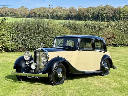1937 Rolls-Royce 25/30 hp Mann Egerton Saloon For Sale