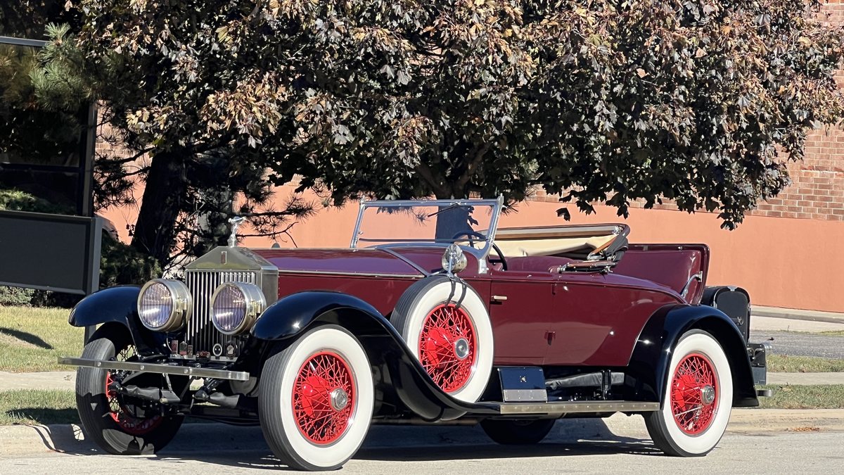 1925 Rolls Royce Silver Ghost Rot Handschaltgetriebe Linkslenker in ...