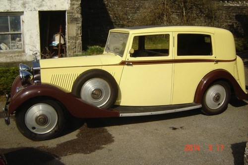 1935 Rolls-Royce 20/25 'Sports Enclosed Limousine' by Hooper In vendita all'asta